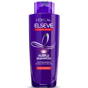 Тонирующий шампунь L'Oreal Paris Elseve Color Vive Purple для осветлённых и мелированных волос, 200 мл